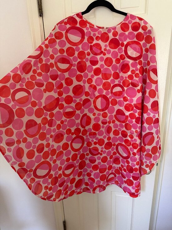 Frances Valentine Dresses & Skirts - Frances Valentine Bree Polka Dot Cape Dress 1X